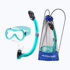 AQUA-SPEED set da immersione per bambini Alize FS + Samos + Mesh turchese