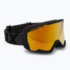 Maschera da sci IMX Snow black matt/black/gold iridium/ brown