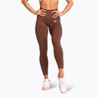 Leggings donna Gym Glamour Basic Scrunch marrone