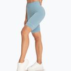 Pantaloncini da allenamento biker da donna Gym Glamour Push Up 2.0 laguna blu