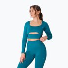 Maglia a maniche lunghe da allenamento da donna Carpatree Dopamine Buzz Seamless petrol green