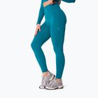 Leggings da allenamento da donna Carpatree Dopamine Buzz Seamless petrol green