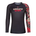 Ground Game Yokai 2.0, maglia da uomo a manica lunga, nero/rosso