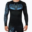 Ground Game Viking, costume da bagno a maniche lunghe da uomo, nero/blu