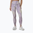 Leggings da allenamento da donna 4F Solar Punk FNK F454 light yellow allover