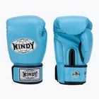 WINDY Guantoni da boxe classici in pelle sintetica blu cielo