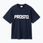 T-shirt da uomo PROSTO Big Log navy blue