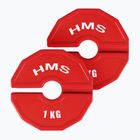 Peso di sovrapposizione HMS TSN100 2 x 1 kg rosso