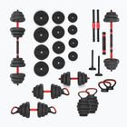 HMS SGN120 Pro Set 6W1 20kg pesi nero/rosso