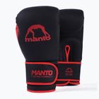 Guantoni da boxe MANTO Essential nero/rosso
