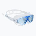 AQUA-SPEED maschera da nuoto per bambini Zephyr blu/trasparente