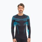 Maglia termica a manica lunga da uomo Brubeck Dry graphite/blue