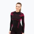 Maglia termica da donna Brubeck Dry nero/fucsia