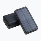 PowerNeed, accumulatore di energia solare da 20000 mAh, nero