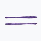 Libra Lures Dying Worm Ser viola con glitter