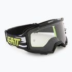 Maschera da ciclismo per bambini Leatt Vizion 2.5 Small Black/Neon Yellow