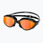 Occhiali da nuoto BuddySwim OzeanX Mirror nero/arancio