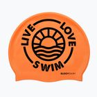 BuddySwim LLS2 Cuffia da nuoto in silicone arancione