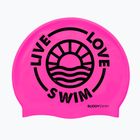 BuddySwim LLS2 Cuffia da nuoto in silicone rosa