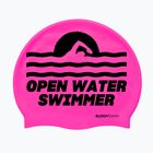 BuddySwim OWS Cuffia da nuoto in silicone rosa