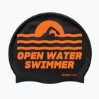 BuddySwim OWS Cuffia in silicone nero / arancione
