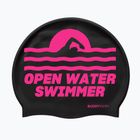 BuddySwim OWS Cuffia in silicone nero / rosa