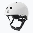 Casco da bambino Triple Eight Lil 8 Youth bianco lucido