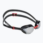 Occhialini da nuoto ZONE3 Volare Streamline Racing black/red/silver polarized mirror revo