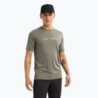 Maglietta Arc'teryx Ionia Merino Wool Arc'Word Logo forage da uomo