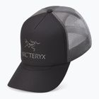 Cappello da baseball Arcteryx Bird Word Trucker Curved nero/grafite