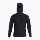Felpa da trekking uomo Arcteryx Rho LT Hoody nera