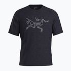 Maglietta Arc'teryx Cormac Logo SS uomo in erica nera