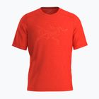 Maglietta Arcteryx Uomo Cormac Logo SS dynasty heather
