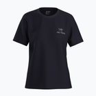 Maglietta Kragg Sl Cotton Emblem Crew Arcteryx donna, nero