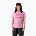 Maglietta da donna Arcteryx Kragg SL Cotton Heatmap Crew pineberry