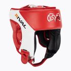 Rival Casco da boxe da competizione amatoriale copricapo rosso/bianco