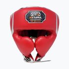 Casco da boxe Rival RHG100 Professional Headgear rosso/argento