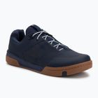 Scarpe da ciclismo con piattaforma da uomo Crankbrothers Stamp Lace navy/silver/gum
