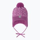 Berretto invernale per bambini Reima Paljakka rosso violetto