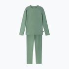 Set intimo termico per bambini Reima Taival green clay