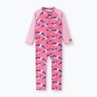 Tuta Reima Polskii soft coral per bambini UPF 50+