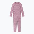 Set di biancheria termica per bambini Reima Taival grey pink