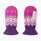 Guanti da neve per bambini Reima Lapanen plum purple