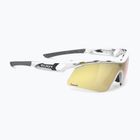 Occhiali da sole Rudy Project Tralyx+ Slim bianco lucido/oro multicolore