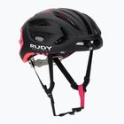 Casco da bici Rudy Project Egos nero/rosa fluo opaco