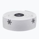 SUPACAZ Super Sticky Kush Galaxy nastro bianco/stampa nera/tasselli neri ano fascia manubrio