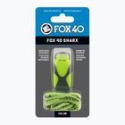 Fox 40 Sharx Fischietto di sicurezza neon/grigio con cordino