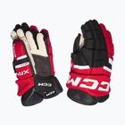 Guanti da hockey CCM Tacks XR80 SR Gloves black/red/white