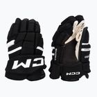 Guanti da hockey per bambini CCM Tacks XR80 JR Gloves black/white