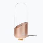Lampada a gas in acciaio inox arancio fuoco